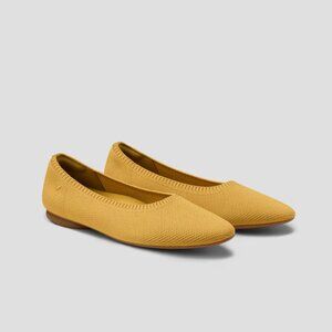 VIVAIA Ginger Yellow Almond-Toe Flats (Tamia 2.0) 9.5